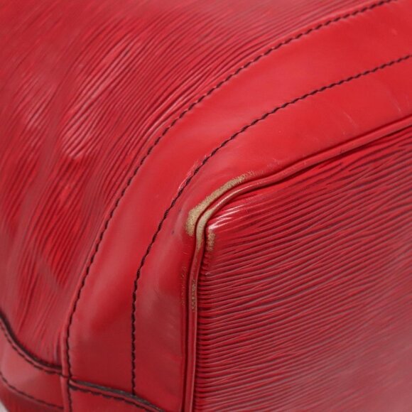 Authentic LOUIS VUITTON Epi Noe Shoulder Bag Red M44007 LV - Picture 6 of 16